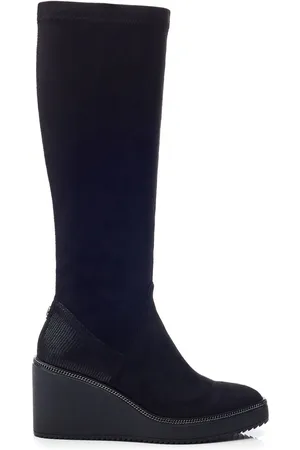 Moda In Pelle Sallie Wedge Long Black Bootseu38
