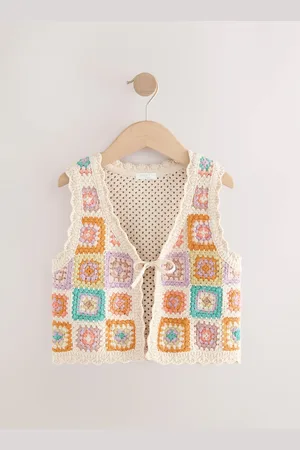 Next Gehaakte 100% katoenen gilet (3-16jaar)146152cm