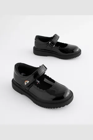 Next Mary Jane-schoolschoenen in regenboogkleuren met strik en dikke zoolEU 34.5 (UK 2)