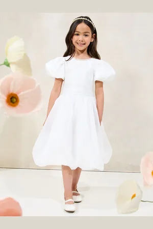 Lipsy London Puff Sleeve Bubblehem Occasion Dress (2-11yrs)140146cm