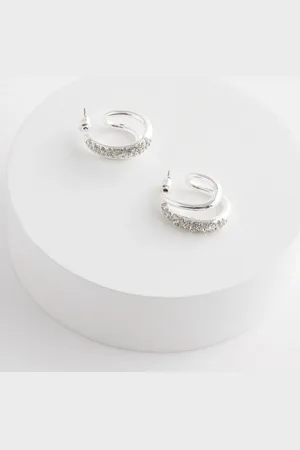 Next Sparkle Double Hoop Earrings Made With Recycled ZincEén