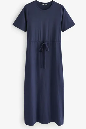 Threadbare Ruched Waist Jersey Midi Dress44