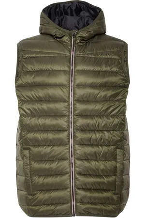 Blend Bodywarmer met capuchon van gemengde stofXL