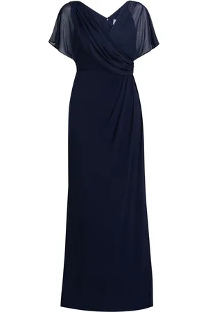 Gina Bacconi Blue Elliot Jersey Maxi Dress42