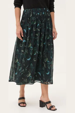 Fat Face Dark Skies Nadine Pleat Skirt34 R