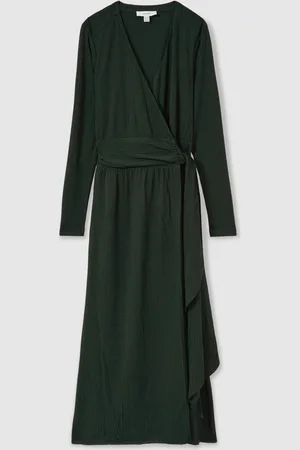 Reiss Madeline Jersey Wrap-Tie Midi Dress42