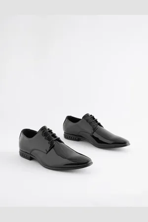 Next High Shine Jewel Trim Patent Derby ShoesEU 46 (UK 11.5)