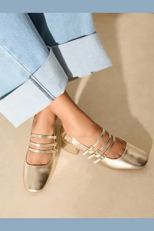 Friends Like These Low Block Heel Triple Strap Maryjane Court Shoeseu37