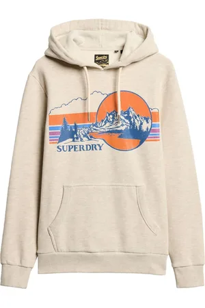 Superdry Outdoor hoodie met opdruk en streepM