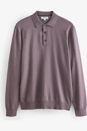 Next Gebreide polo met lange mouwen3XL Reg