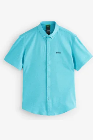 HUGO BOSS Regular Fit Short Sleeve 100% Cotton ShirtX-large