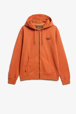 Superdry 100% katoenen Essential hoodie met logo, rits en wassingM