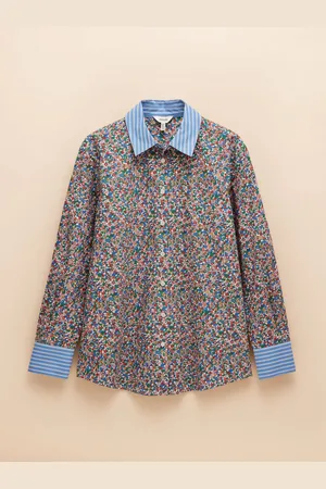 Joules Amilla Longline Relaxed Fit Shirt44