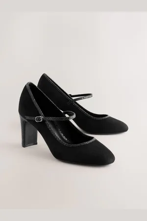 Next Forever Comfort Round Toe Mary Jane Block Court Shoes