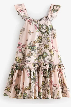 Next Printed 100% Cotton Sundress (3-16yrs)6 Jaar (116cm)