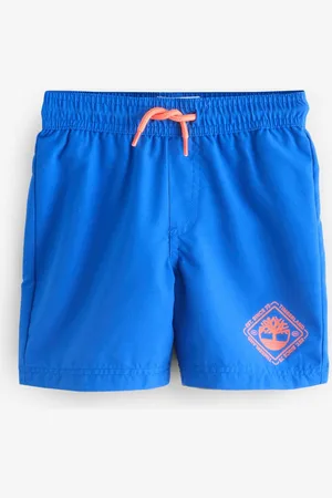 Timberland Blue Front Tie Logo Swim Shorts6 Jaar (116cm)