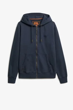 Superdry 100% katoenen Essential hoodie met logo, rits en wassingXXL