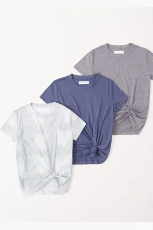 Abercrombie & Fitch Set van 3 T-shirts en gestrikte voorkant15