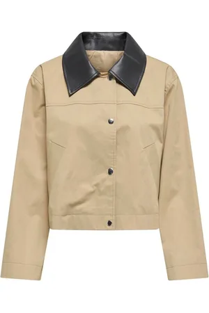 ONLY Light Contrast Collar Barn 100% Cotton JacketXL 16