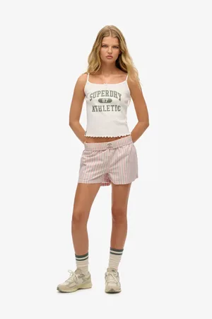Superdry Stripe Elastic 100% Cotton Shorts38