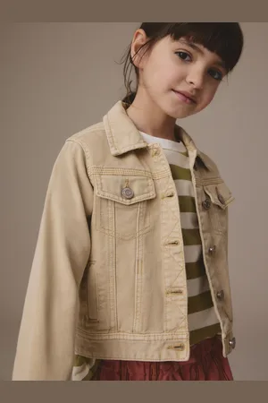 Next Denim Heart Western 100% Cotton Jacket (3-16yrs)10 Jaar (140cm)