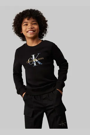 Calvin Klein Monogram Crew Neck Fleece Jumper10 Jaar (140cm)
