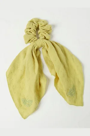 Fat Face FatFace Beeble Embroidered Tie Scrunchieeen