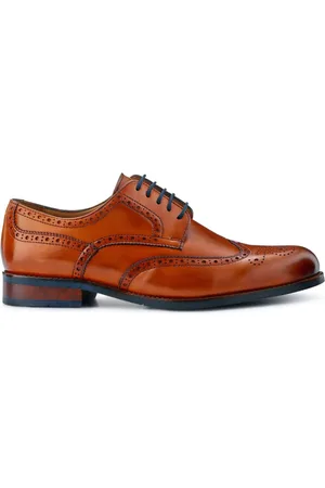 JONES BOOTMAKER Mens Manning Wide Fit Brogues Shoesuk6eu39
