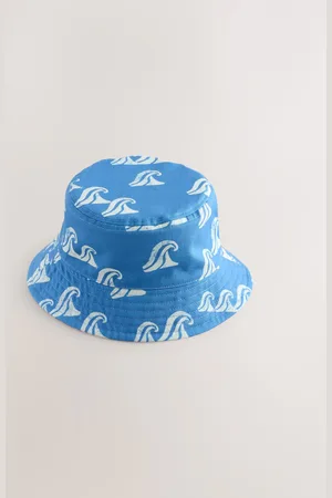 Next Print Reversible Bucket 100% Cotton Hat (3mths-10yrs)6874cm