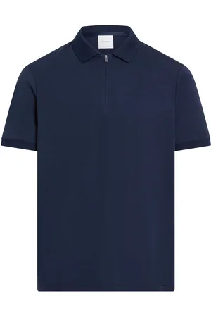 Calvin Klein 100% Organic Cotton Short Sleeve Zip Polo ShirtX-large