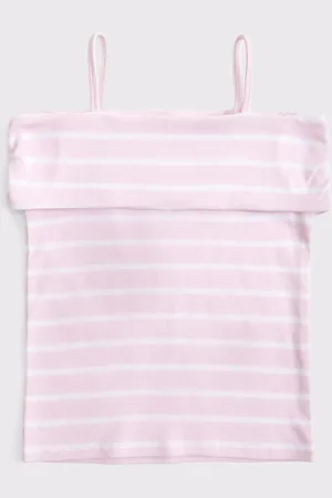 Abercrombie & Fitch Pink Drapey Off Shoulder Top122128cm