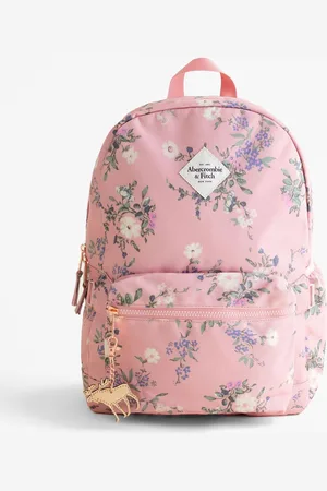 Abercrombie & Fitch Pink Floral BackpackEén