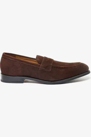 JONES BOOTMAKER Barcelona Goodyear Welted leren herenloafers in bruinEU 42 (UK 8)