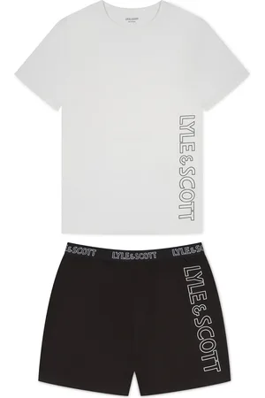 Lyle & Scott Branded Boys Abel Sleepwear Shorts Set10