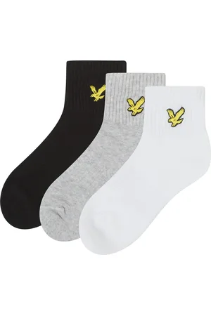 Lyle & Scott Boys Cotton Ankle Socks 3 Pack6