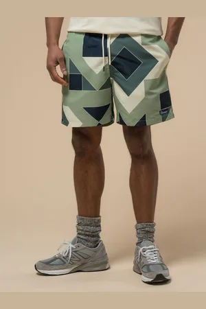 Penfield Mens Eldridge Print Packable Swim Shorts2X-Large