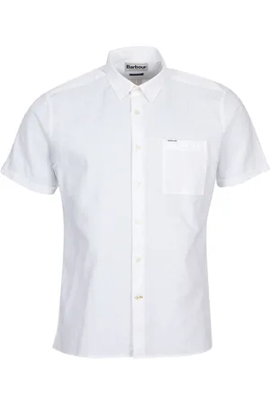 Barbour Nelson overhemd met korte mouwen van linnenmixXL