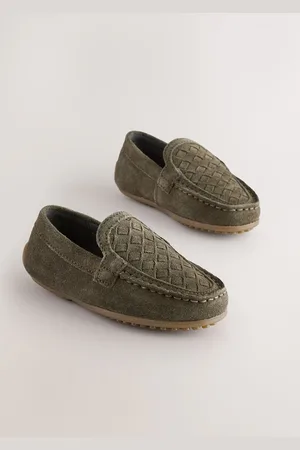 Next Suede Slip-Ons Loafers Shoesuk11eu29