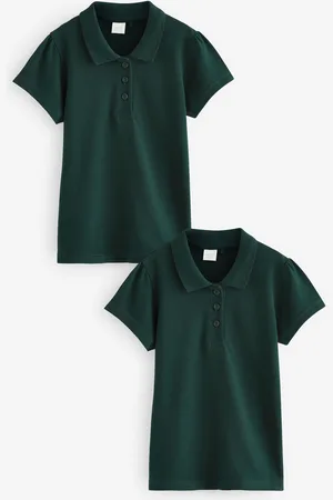 Next Set van 2 100% katoenen poloshirts met korte mouwen (3