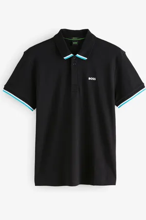 HUGO BOSS Regular-Fit Paddy Hidden Placket 100% Cotton Polo ShirtSmall