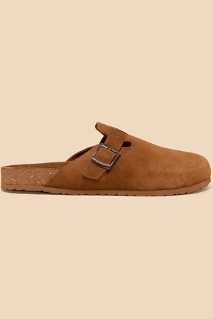 White Stuff Freddy Suede Slip-On Footbed ShoesEU 41 (UK 8)