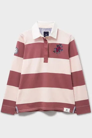 J.Crew Stripe Embroidered Rugby 100% Cotton Shirt44