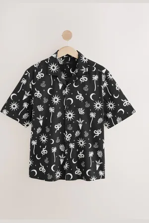 Next Overhemd met slangenprint en korte mouwenMedium