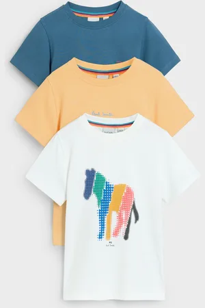 Paul Smith Signature T-shirts voor jongens, verpakking van 39 Jaar (134cm)