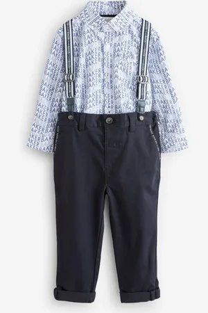Ted Baker Navy Shirt Trousers and Braces Set9