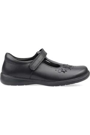Start Rite Start-rite Star Jump zwarte leren schoolschoenen met normale en brede pasvormEU 27 G (UK 9)