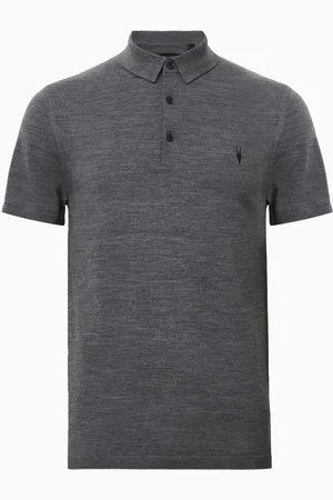 AllSaints AllSaints Mode poloshirt van merinowol2XL