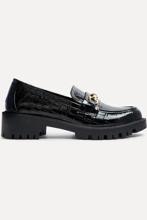 Linzi Aria Chunky Sole Loafers With Gold TrimEU 41 (UK 8)