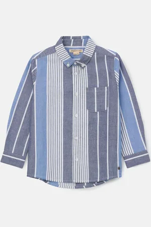 Angel & Rocket Ralph Oxford Stripe 100% Cotton Shirt5 Jaar (110cm)