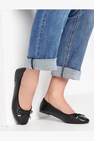 Long Tall Sally Wide-Fit Blaise Ballerina ShoesEU 45 (UK 11)